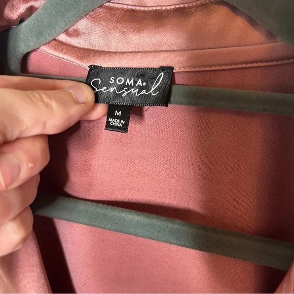 Soma Sensual Pajama Top Medium - Picture 3 of 5